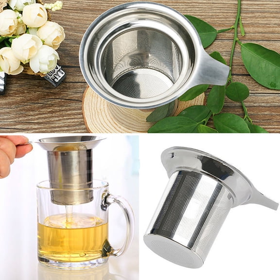 Stainless Mesh Tea Infuser Cup Strainer Loose Tea Leaf Filter Sieve