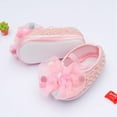 thumbnail image 6 of Baby Girls Ballet Dress Shoes - Mary Jane Soft Sole Bowknot Toddler Moccasins, 6 of 9