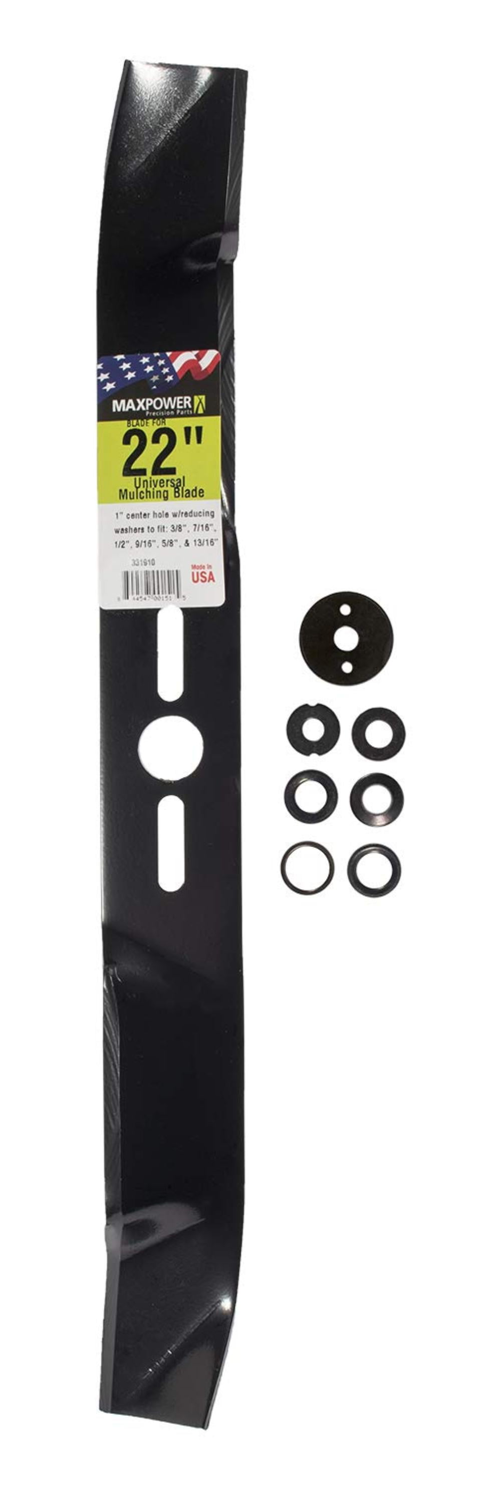 22 inch mulching lawn mower blade