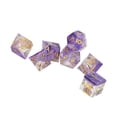 thumbnail image 3 of Dados poliédricos, 7 piezas de resina para juegos de rol, juego de dados poliédricos, dados poliédricos de resina, claridad notable, 3 of 8