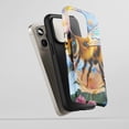 EZB Fun Gaming Theme Ro-blox IPhone Compatible Phone Case | Flexible Shock Absorbent Edges Colourful Unique Pop Art Phone Cover | Ro-blox Gamer Guy ( IPhone 13) Black