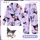 thumbnail image 5 of Conjunto de pijama de manga larga para niños de Anime Kawaii Sanrioed Cinnamoroll Hello Kitty Kuromi Y2K, ropa de dormir para el hogar de dibujos animados para niño y niña, 5 of 5