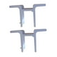 thumbnail image 1 of 2 soportes de montaje en pared para toldos retráctiles Sunsetter de aleación de aluminio Blanco, 1 of 9