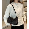 thumbnail image 3 of Kukuzhu Quilted Shoulder Tote Bag for Women Padding Down Cotton Hobo Bag Solid Color Casual Cute Clutch, 3 of 7