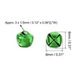 thumbnail image 2 of Uxcell Craft Bells Bulk DIY Bells for Christmas Festival Decoration Party Home 200pcs Green 0.31 Inch, 2 of 3