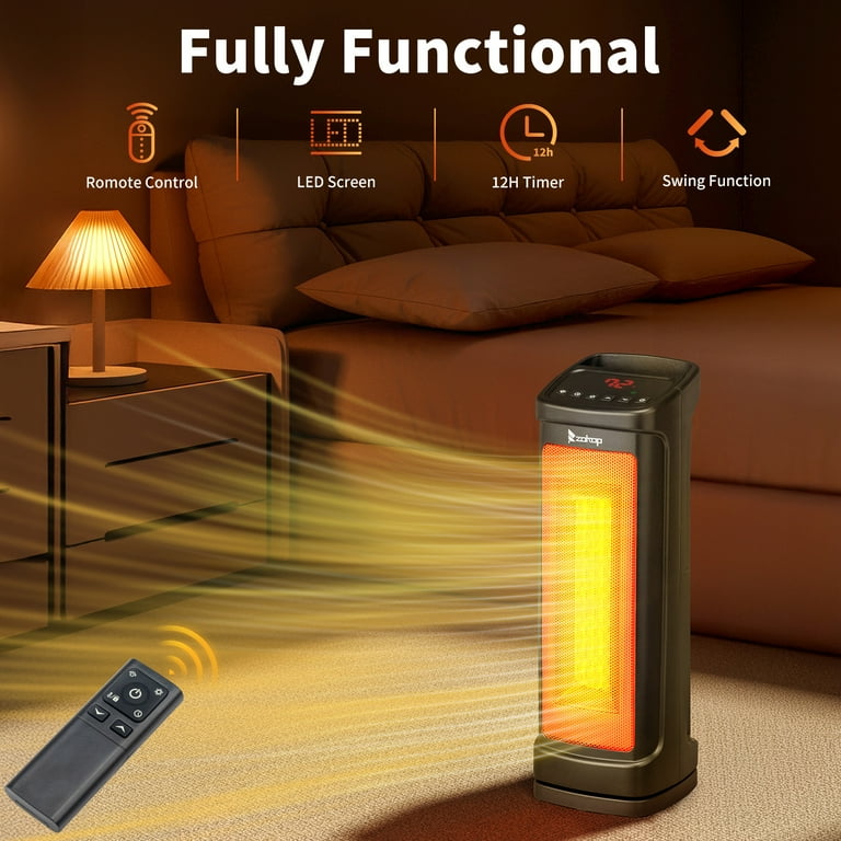 Ktaxon 17 Inches Electric Heaters for Indoor Use with Thermostat
