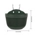 thumbnail image 5 of Imitación de ratán para colgar en la pared, maceta para plantas, cesta de valla de resina semicircular para balcón, jardín, interior kenally HA7501-03B, 5 of 6