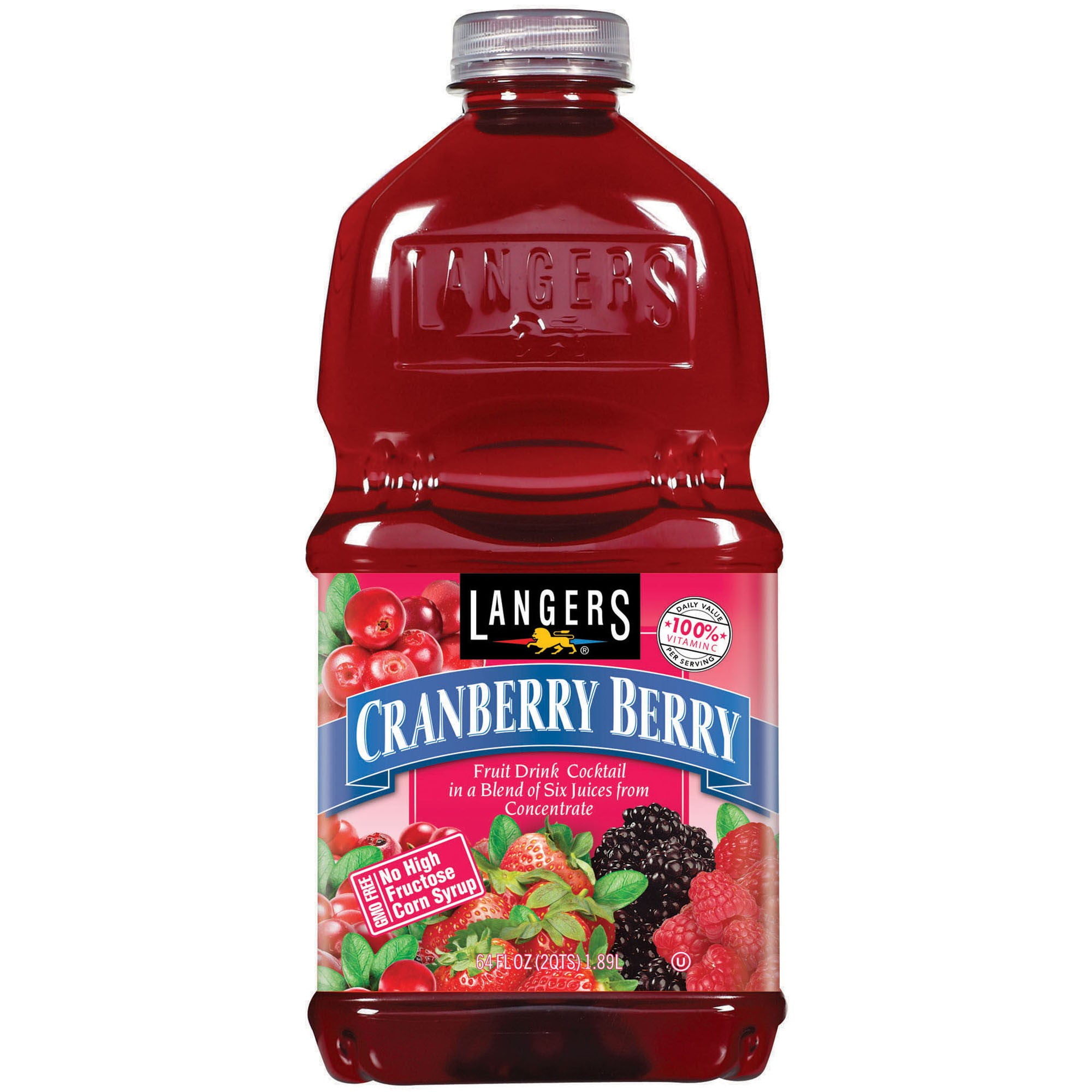 Langers Juice Cocktail, Cranberry Berry, 64 Fl Oz, 1 Count Walmart