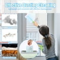 thumbnail image 4 of 30PCS Disposable Dusters Refills,180 Degree Dusters Disposable Duster Heads Blue Electrostatic Replacement Head for Home Office Blinds Ceiling Fans Furniture Multi-Surface Dusting, 4 of 6