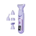 thumbnail image 4 of Lady Shaver Cabello eléctrico Cabeza de cabello impermeable Bajo ruido compacto USB Ceo de peinado facial para el cabello facial para la cara de la Púrpura, 4 of 8