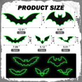 thumbnail image 2 of Decoraciones para puertas de garaje de Halloween YUJUN, murciélagos negros, 30 unidades, 2 of 9
