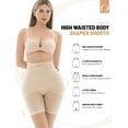 thumbnail image 2 of Shapewear for Women Tummy Control, Butt Lifting High Waisted Body Shaper Shorts Under Dresses Thigh Slimmer, 2 of 5