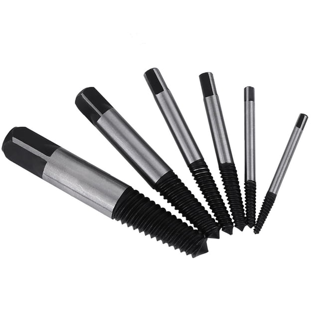 Extracteur en Acier, Extracteur de Vis Endommagé, Pratique pour Vis Endommagées HSS Domestiques