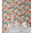 thumbnail image 5 of Nextwall Spring Blossom Watercolor Floral Garden Peel And Stick Wallpaper - 20.5 ft. W x 18 ft. L Roll, 5 of 8