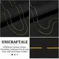 thumbnail image 5 of 1set 30 Feet Metal Necklace Chains for Jewelry Making Golden Cable Chains 0.9mm Wide Chain Soldered Necklace Chain for Women Men DIY Bracelet Jewelry Making, 5 of 8
