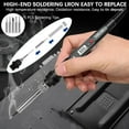 thumbnail image 5 of 80W Electric Soldering Iron Kit, Adjustable Temperature Digital Display Repair Soldering Tool Electronic Circuit Board Precision Welding Small Tool Kit, 5 of 6