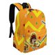 thumbnail image 2 of Hombre Servilleta-theme Backpack, Campus style schoolbag Bookbag with Adjustable Shoulder Straps And Large Zip Compartment, Unisex Travel Bags.42x30x15cm, 2 of 6