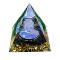 thumbnail image 1 of Pirámide de orgonita inspiradora para el éxito, antiestrés, calma, crecimiento, fuerza, cristal curativo, pirámide de piedras preciosas, 1 of 5