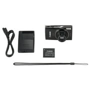 Canon IXUS 285 / ELPH 360 HS Digital Camera, 20.2MP, 12x Optical Zoom, Black (International Model)
