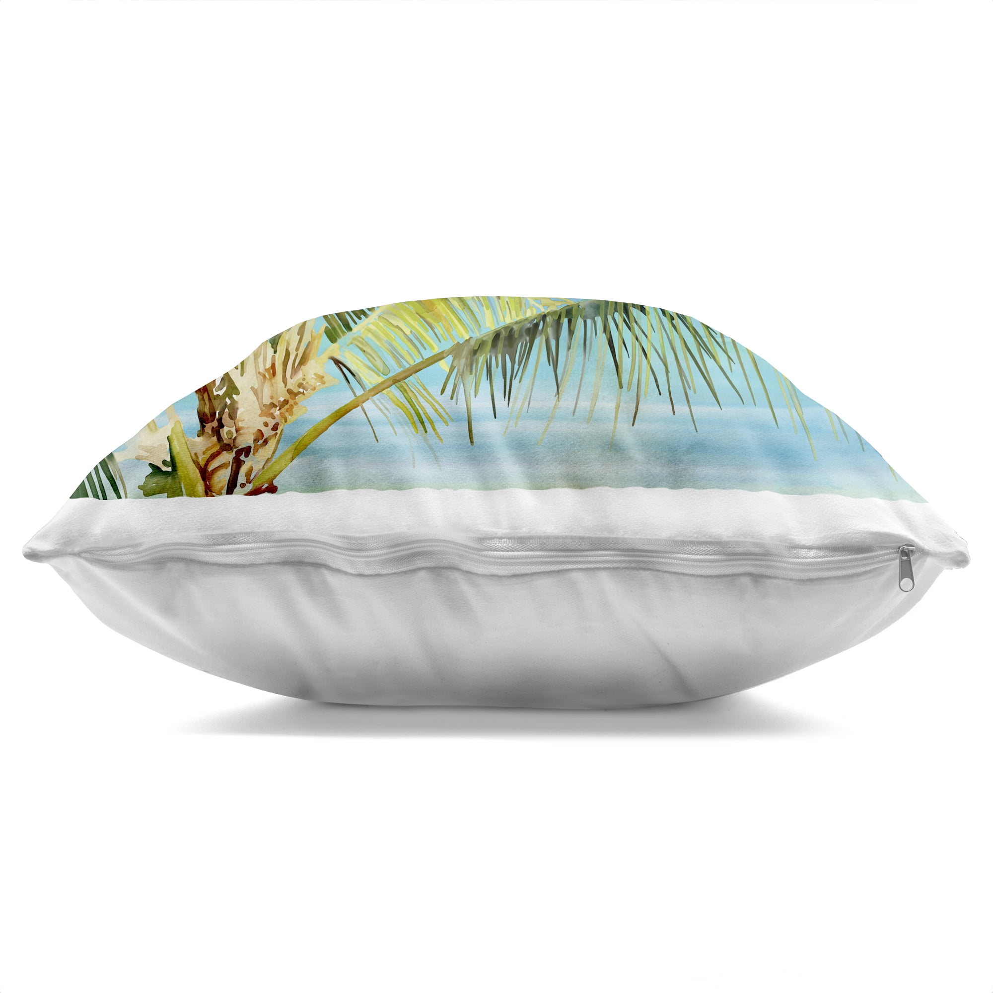 Stupell Industries Lush Palm Watercolor View Decorative Printed Throw Pillow, design by Mauro Devereaux