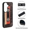 thumbnail image 2 of WIRESTER Shockproof Soft Rubber Cover Case for Samsung Galaxy S26+ / S26 Plus 6.7" 2026, Red Vintage Cassette Tape, 2 of 5