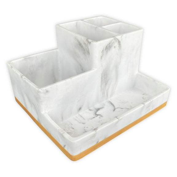 Bathroom Countertop Organizer with Tray