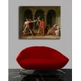 thumbnail image 2 of David "The Oath of Horatii" (1784) Canvas Print, 2 of 4