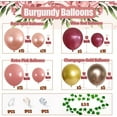 thumbnail image 4 of Retro Pink Rose Balloon Garland Kit Burgundy Rose Gold Metallic Balloon Arch Pearl Dusty Pink Party Balloons for Bridal Baby Shower Birthday Wedding Party Decoration Supplies, 4 of 7