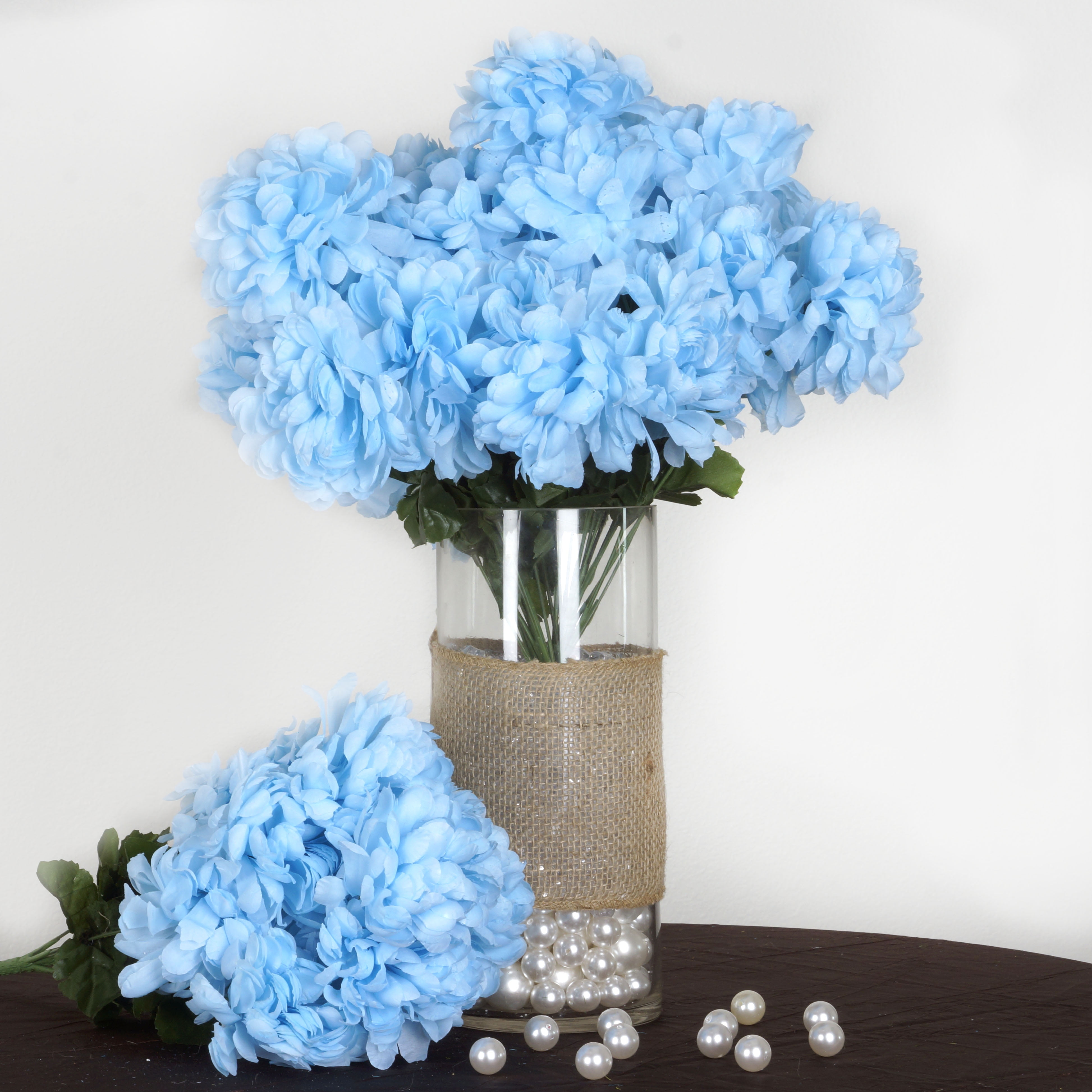 Balsacircle 56 Large Chrysanthemum Mums Balls Silk Flowers Diy Home Wedding Party Artificial Bouquets Arrangements Centerpieces Walmart Com Walmart Com