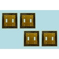 thumbnail image 2 of 4 Victorian Switch Plate Double Toggle Antique Solid Brass | Renovator's Supply, 2 of 3