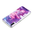 thumbnail image 4 of Allytech Compatible with Samsung Galaxy A70 Case, Marble Design Series Case for Women Boys Girls Soft Slim TPU Shockproof Cover for Samsung A70 6.7 (2019), Red Purple Marble, 4 of 5