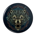 thumbnail image 1 of Fenrir Fierce Snarling Wolf In Chains Norse Mythology Pinback Button Pin, 1 of 4