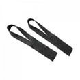 thumbnail image 4 of Correas para levantamiento de pesas, equipo para muñequeras, correas ligeras para , soporte de agarre manual para entrenamiento, mancuernas Negro, 4 of 8