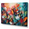 thumbnail image 2 of DESIGN ART Designart "Red Vibrant Garden Symphony Vi" Floral Canvas Wall Art 40 in. wide x 30 in. high, 2 of 5