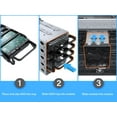 thumbnail image 4 of Rosewill 4U Server Chassis Rackmount Case | 8 3.5" HDD Bays, 3 5.25" Devices | ATX, CEB Compatible | 2 Front 120mm Fans, 2 Rear 80mm Fans | 2x USB 3.0 | Front Panel Lock | Silver/Black - RSV-R4000U, 4 of 6