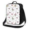 thumbnail image 1 of Fotbe Funny Chicken Lonchera Bolsa de Almuerzo para Hombres y Mujeres, Lonchera de Gran Capacidad, Bolsa de Almuerzo Reutilizable, Bolsa Térmica Aislante, 1 of 7