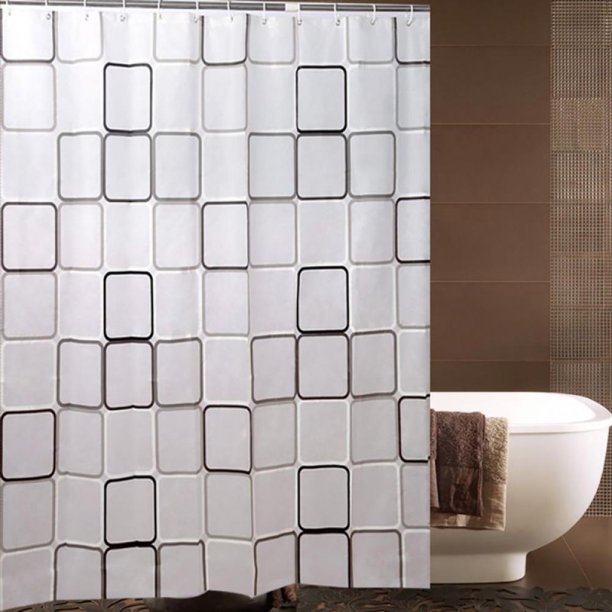Clearance Shower Curtain Bathroom Curtain Waterproof Shower Curtain With Hooks Rings Walmart Com Walmart Com