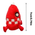 thumbnail image 2 of Red Monster Plush Toy, Soft Stuffed Cartoon Figure, Cute Decorative Plushie for Kids, Collectible Gift, 2.76 Inches, 2 of 4