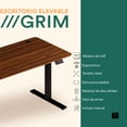 thumbnail image 2 of Mubson Escritorio Elevable Gamer u de Oficina Grim. Escritorio con Altura Ajustable Automática, 2 of 5
