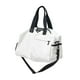 thumbnail image 1 of Bolsa de gimnasio, bolso de mano, portátil, ligero, versátil, para hombres y mujeres, bolso de noche para Blanco, 1 of 9