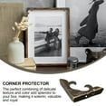thumbnail image 3 of LABSERRON Corner Protectors Iron Antique Style For Books Diy Projects 40Pcs 1.18X1.18X0.16In, 3 of 8