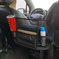 thumbnail image 5 of iMountek Car Net Pocket Handbag Holder Car Storage Netting Pouch Seat Side Storage Mesh Organizers Bag for Purse Phone Documents Barrier Pets Kids At Backseat, 5 of 11