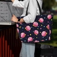 thumbnail image 4 of Wukai Cartoon Donut Planets Print Zipper Bag,large Beach Tote Bag,Waterproof Sandproof Bag,Grocery and Picnic Tote Travel Bag, 4 of 5