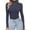 Navy Blue, variant on Women's 3 Pack Turtleneck Shirts Long Sleeve Mock Tops Lightweight Basic Layering Thermal