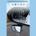 thumbnail image 4 of 1 Pair Side Mirror Blind Spot Wide Angle Mirror Reversing Mirror Rear View Mirror Car Exterior Wing Mirror, 4 of 7