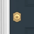 thumbnail image 3 of Baldwin Reserve Enroutar112 Entry Round Knob And Traditional Arch Rose With 6Al Latch And Dual Strike Venetian Bronze Finish, 3 of 7