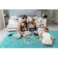 thumbnail image 6 of Lochas Soft Plush Fluffy Rugs Modern Indoor Shaggy Area Rug for Bedroom Living Room Home Decor Floor Carpet,8'x10',Blue, 6 of 7