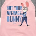 thumbnail image 3 of Disney - Not Your Average Bunny - Toddler & Youth Girls Raglan Graphic T-Shirt, 3 of 4