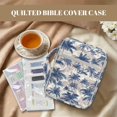 thumbnail image 3 of ZUXONGSY Palm Tree Print Bible Cover Case for Women Quilted Bible Cover Lightweight ChuZU Bag with Tabs & Zippered Christian Tote Bag for Book Lover, 3 of 7