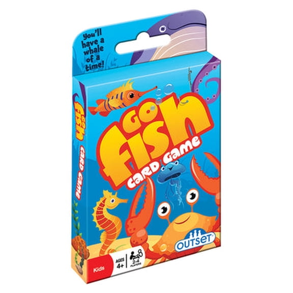 Go Fish Card Game - The Classic Card Game Featured on 36 Over-Sized Cards for 2 to 4 Players Ages 4 and up